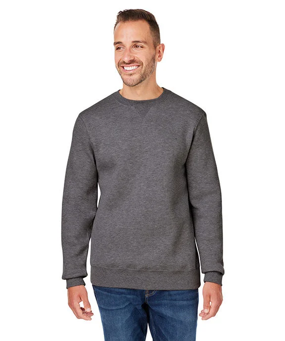 8424JA - J America Unisex Premium Fleece Sweatshirt | Charcoal Heather