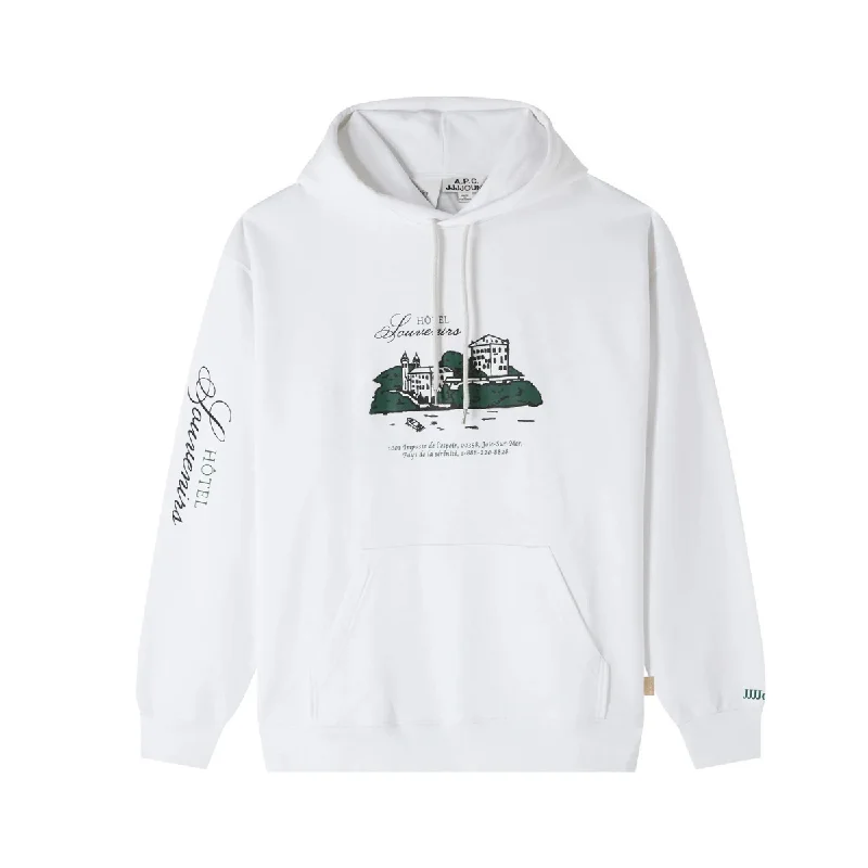 Hoodie Hotel Jjjjound Blanc (unisex)