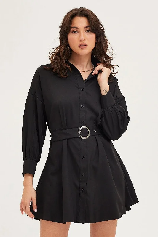 Black Dress Long Sleeve Mini