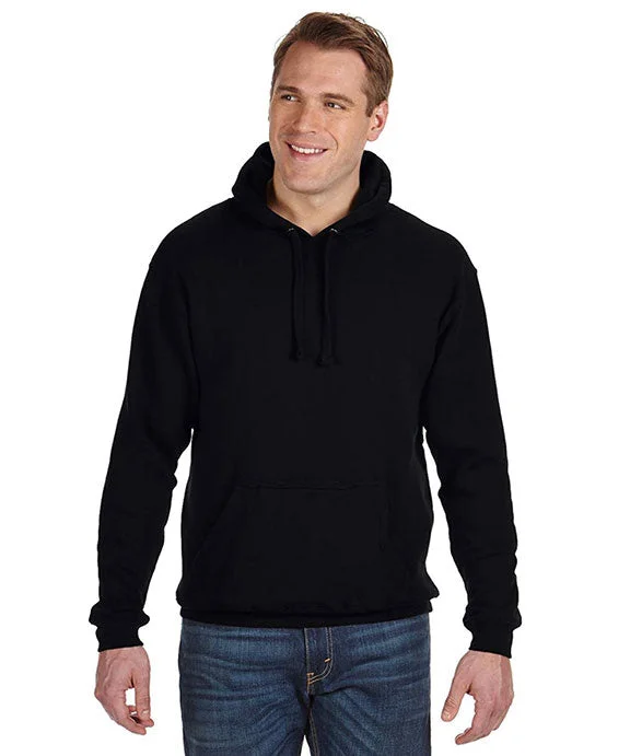 JA8815 - J America Adult Tailgate Fleece Pullover Hooded Sweatshirt | Black