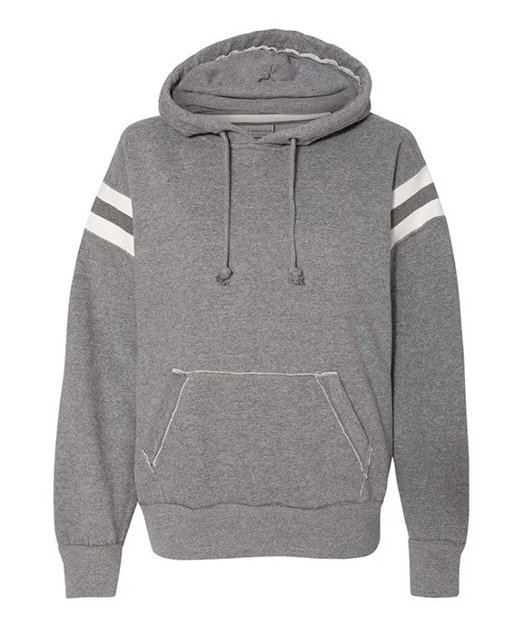 JA8847 - J America Adult Vintage Athletic Hooded Sweatshirt | Smoke Heather