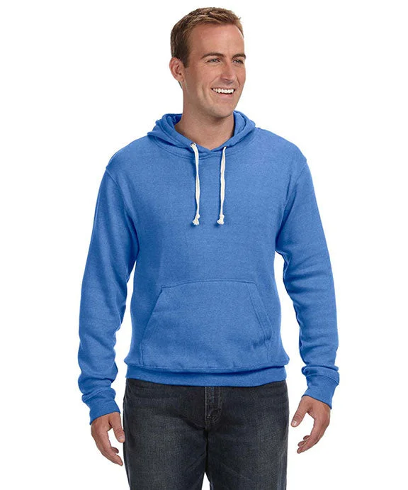 JA8871 - J America Adult Triblend Pullover Fleece Hooded Sweatshirt | Royal Triblend