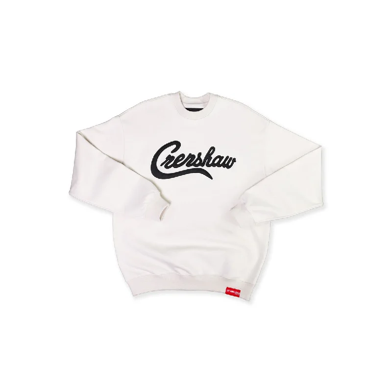 Limited Edition Ultra Crenshaw Crewneck - Bone/Black