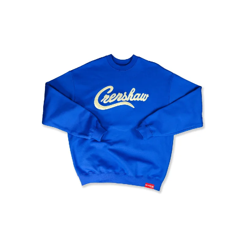 Limited Edition Ultra Crenshaw Crewneck - Royal/Creme