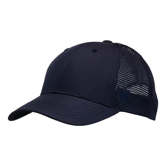 TW5536 - J America Flight Lasercut Mesh Trucker Hat | Navy