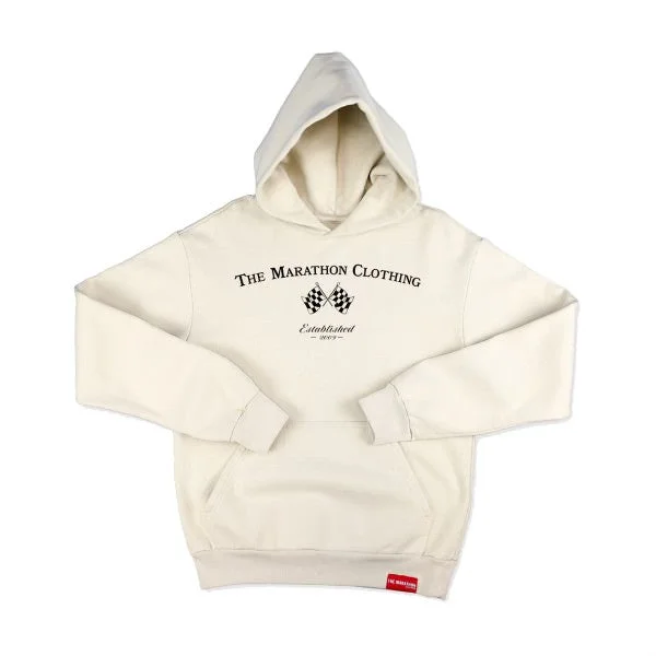 Victory Flag Hoodie - Bone/Black