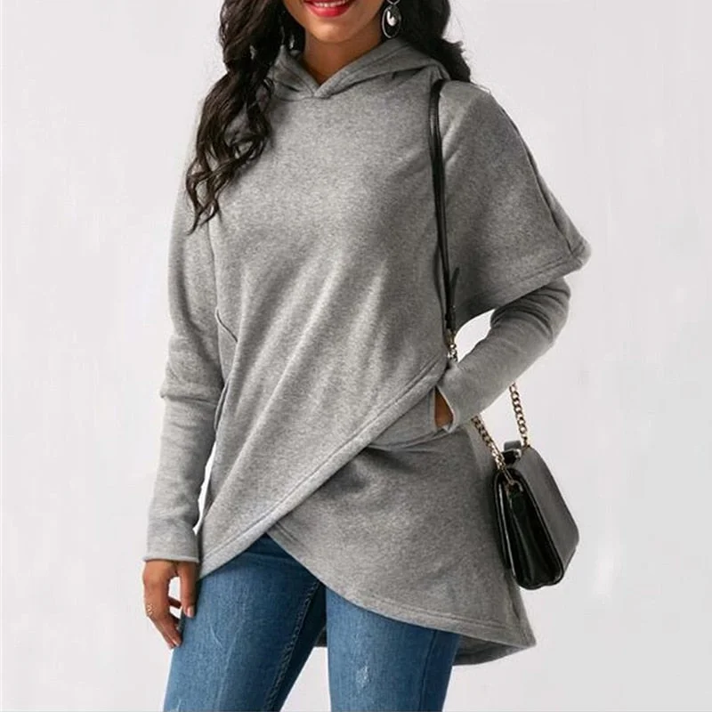 Women's Asymmetric Hoodie