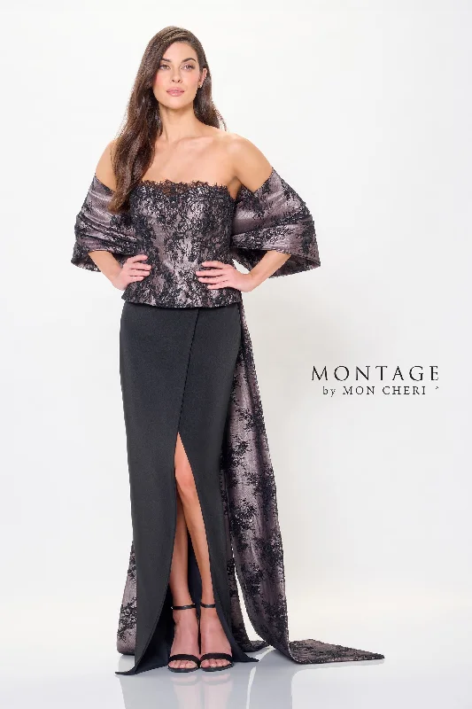Long - Sleeve Women Dress in Velvet for a Luxurious Winter Look Long - Sleeve Women Dress in Velvet for a Luxurious Winter Look Mon Cheri Montage M908