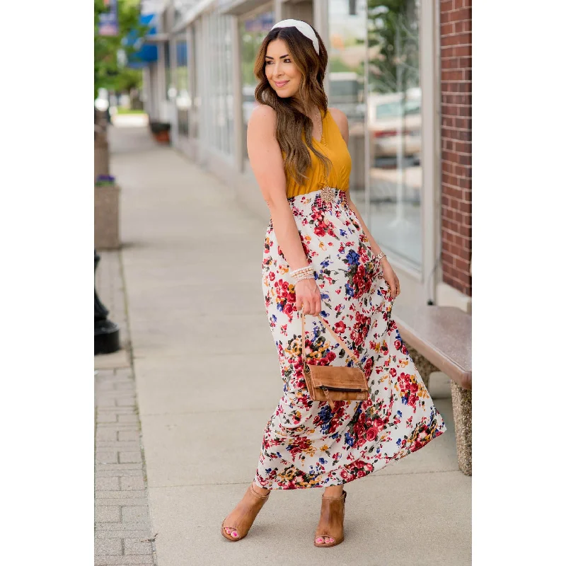 Floral Bottom Maxi