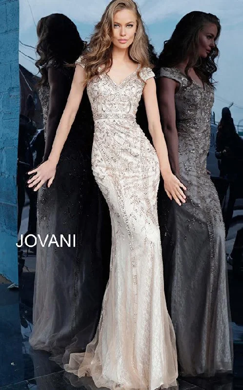 Jovani 62720 Long Fitted Prom Dress