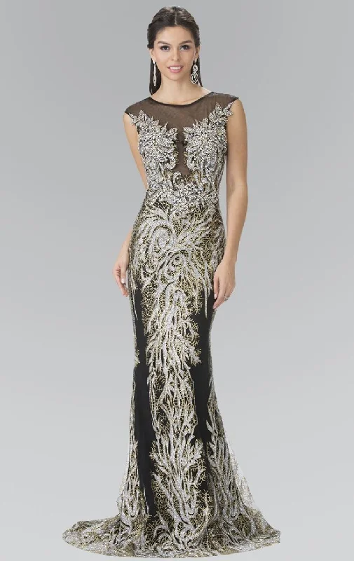 Elizabeth K - GL2336 Sleeveless Beaded Long Dress