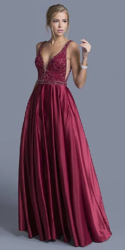 Long Sleeveless Prom Dress Sale