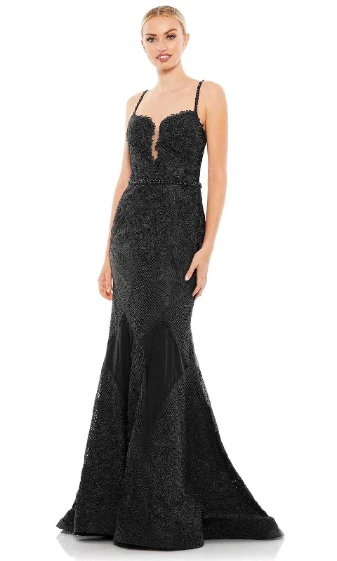 Mac Duggal A79082 - Embroidered Trumpet Evening Gown