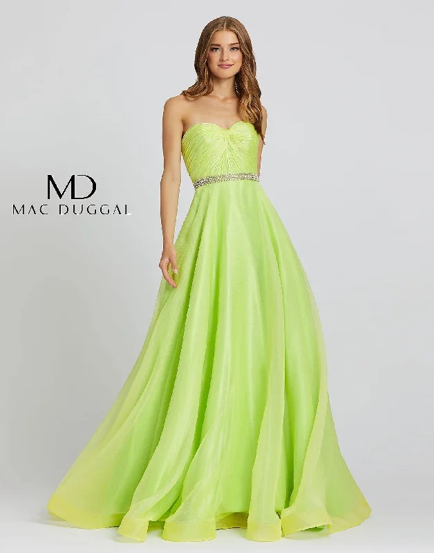 Mac Duggal 67105 Long Strapless Prom Ballgown