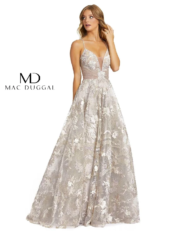 Mac Duggal 20211 Prom Long Beaded Ball Gown