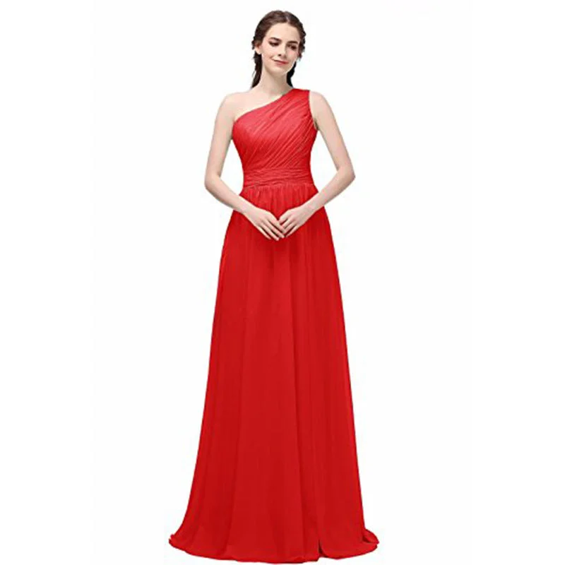 Manufacturer custom made elegant prom a line regular straps floor length customize bridesmaid long dresses