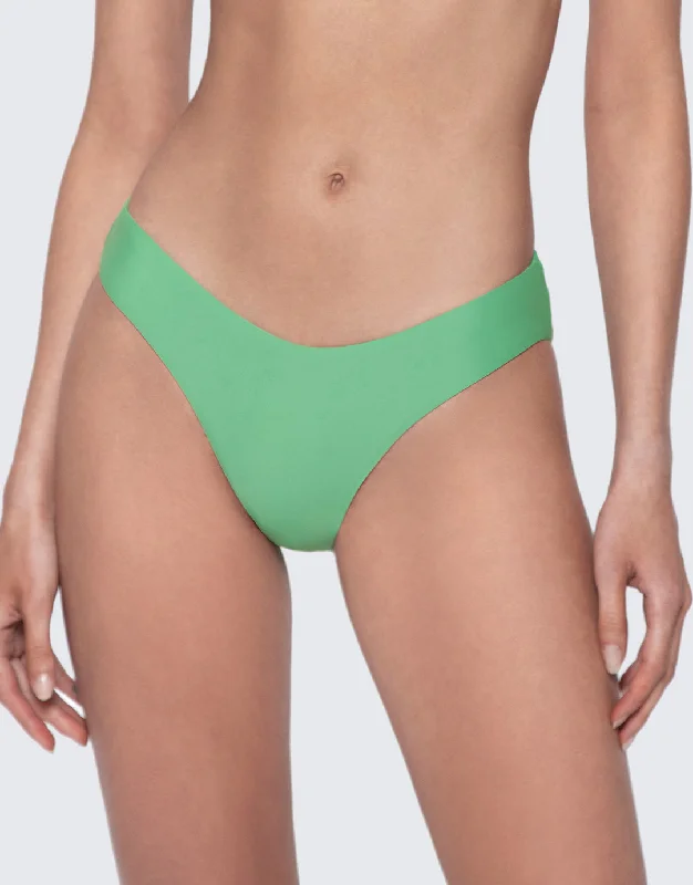 Agave High Cut Full Bikini Pant - Agave