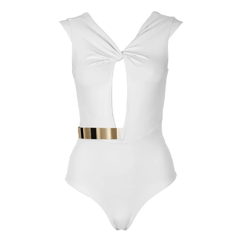 COTE D'AZUR Swimsuit  *STUDIO EDITION GOLD/ SILVER -  WHITE