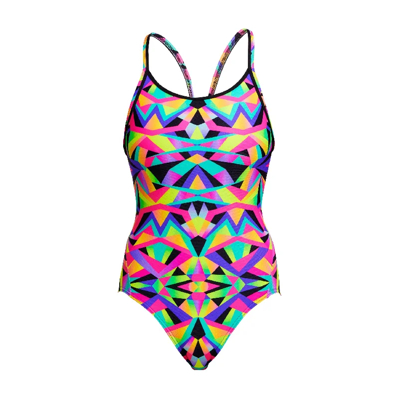 Crystal Eyes | Ladies Diamond Back One Piece