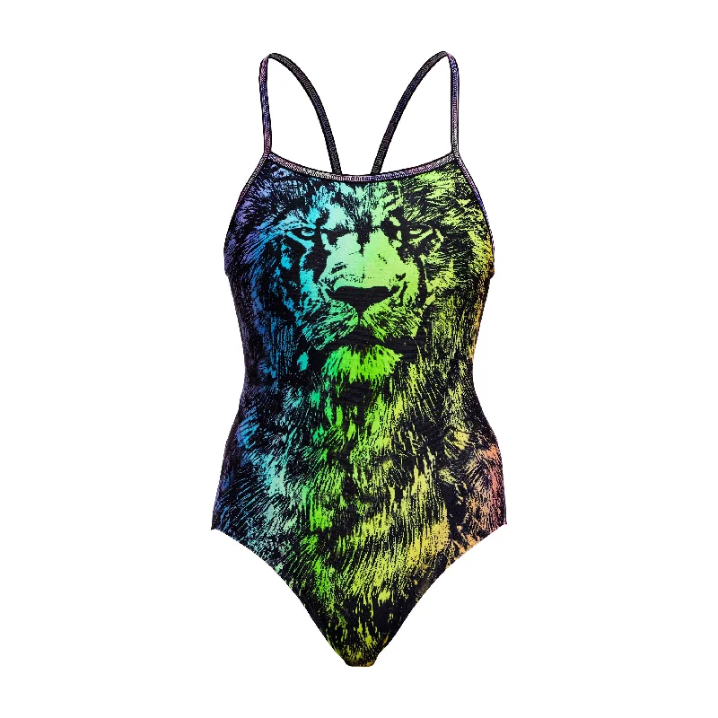 Lion Eyes | Ladies Single Strap One Piece