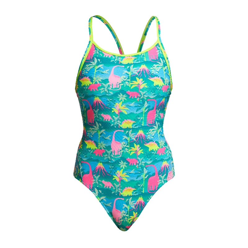 Prehistoric Party | Ladies Diamond Back One Piece