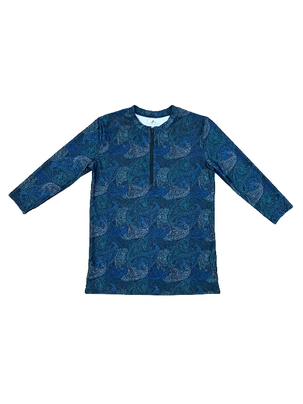 Paisley Rashguard Swim Top