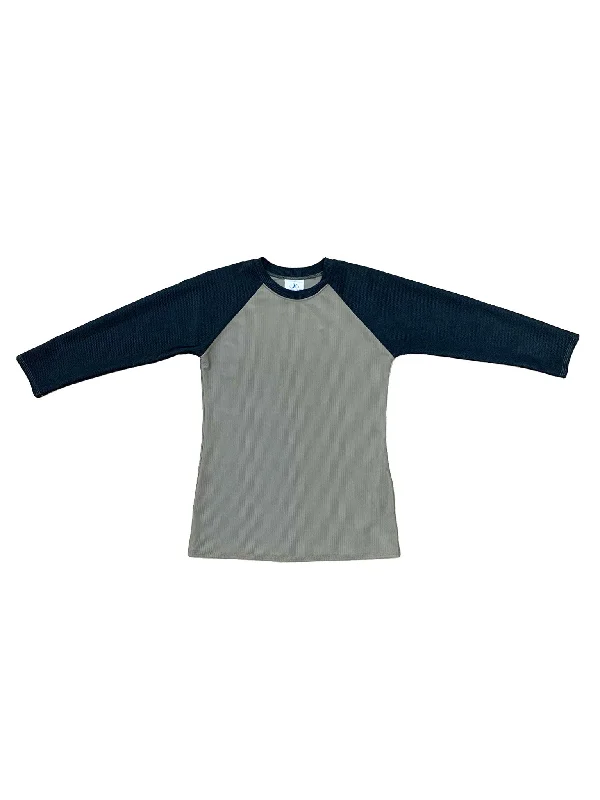 Mocha Ribbed Rashguard Top