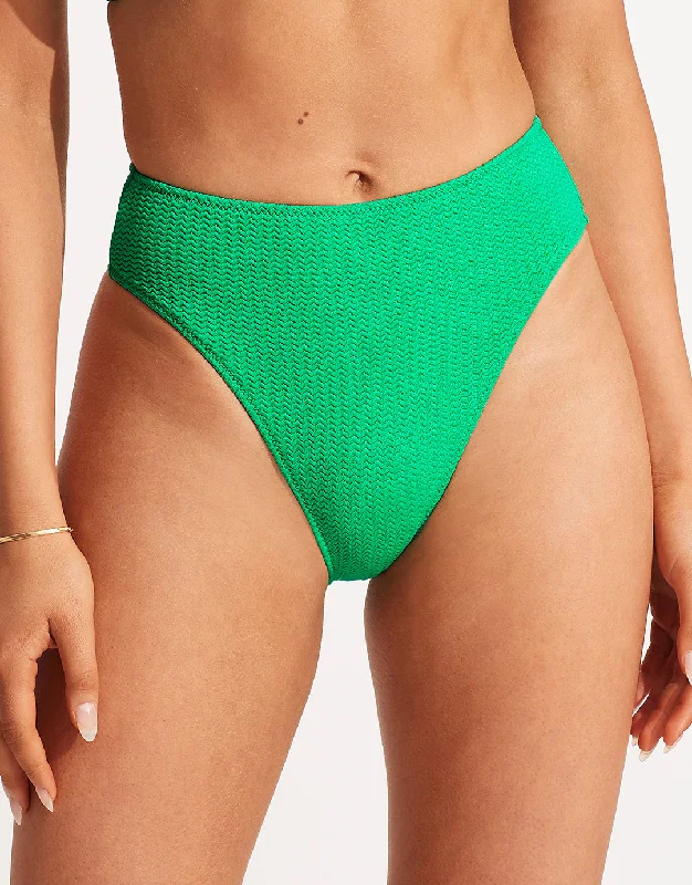 Sea Dive High Rise Bikini Pant - Jade