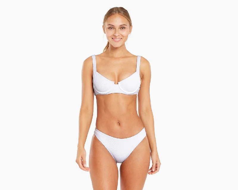 Vitamin A Demi Top - White Ecotex