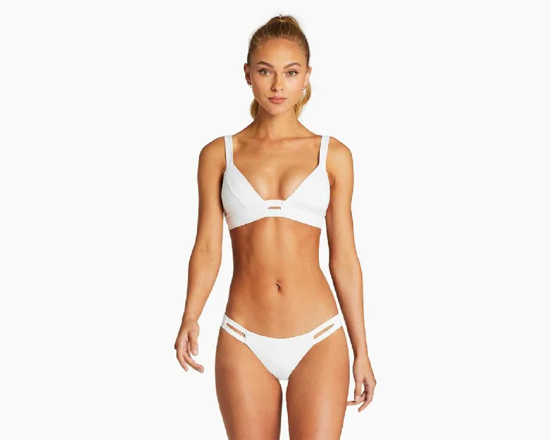 Vitamin A Neutra Bralette Bikini - White Ecolux